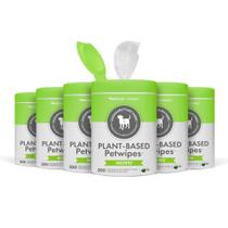 PetWipes Petkin, 200 toalhetes à base de plantas, 6 unidades para cães e gatos PetWipes Petkin, 200 toalhetes à base de plantas, 6 unidades para cães e gatos