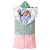 Petyoung recém-nascido bebê Swaddle cobertor, carrinho de bebê multifuncional envoltório de dormir tapete grosso saco de dormir quente para meninos meninas 0-12 meses