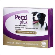 Petzi Plus Ceva Para Cães De 5 A 10kg - 4 Comprimidos