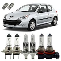 Peugeot 206 CC Lâmpadas Baixo Alto Milha Halógena Original