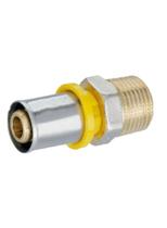 Pex gás conector fixo macho 16x1/2 rosca macho Pex gás conector fixo macho 16x1/2 rosca macho