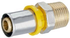 Pex gás conector fixo macho 20x1/2 rosca macho Pex gás conector fixo macho 20x1/2 rosca macho