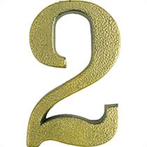 Pexcel Numero Colonial Bronze 2 - Kit C/10 Pc