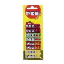 Pez pastilhas 1 cartela refil 8 sabor fruit mix play 68g