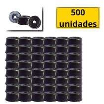 Pézinho Borracha Para Mesa Armarios Sofá Cadeiras Kit C/ 500 - RCA Metalúgica