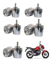Pezinho De Guidao De Moto Pcx 150 2018 2020 Cromado Kit C/5 Pezinho De Guidao De Moto Pcx 150 2018 2020 Cromado Kit C/5
