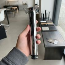 Pezinho De Metal 20cm Redondo Preto Ou Cromado Com Regulagem Para Rack Escrivaninha E Sofá Robusto Pezinho De Metal 20cm Redondo Preto Ou Cromado Com Regulagem Para Rack Escrivaninha E Sofá Robusto