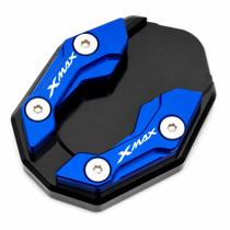 Pézinho Extensor de Descanso Lateral para Motocicleta Yamaha Xmax Preto Vermelho Azul Cinza