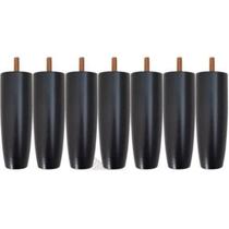 Pezinho Para Cama Box Casal Kit 6 Unidades Pé Pes para móveis 12cm Casal Solteiro