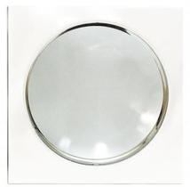 Pf. de emb. 178x178mm x h regulável-2 luzes E27-c/Vidro fosco (80%) + Aro quadr. Níquel