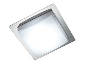 Pf. VENUS LED 10W 220V 6400K c/ Difusor em Acrílico Quadrado e Aro em Acrílico Espelhado Qd. 35,5x35,5cm Pf. VENUS LED 10W 220V 6400K c/ Difusor em Acrílico Quadrado e Aro em Acrílico Espelhado Qd. 35,5x35,5cm