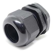 Pg29 Preto Prensa Cabo Com O-ring Pacote Com 10 Peças