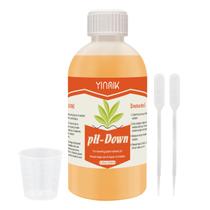 pH Down Líquido YINMIK 250 ml para Controle de pH em Hidroponia pH Down Líquido YINMIK 250 ml para Controle de pH em Hidroponia
