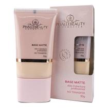 Phállebeauty Base Matte Alta Cobertura Profissional, cor 1