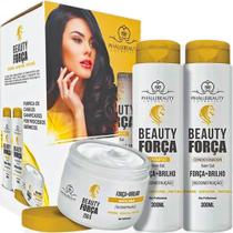 Phállebeauty Beauty Força - Kit Reconstrução Capilar Uso Diário (3 Produtos) Phállebeauty Beauty Força - Kit Reconstrução Capilar Uso Diário (3 Produtos)