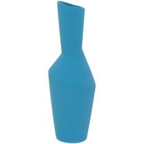 PHAMI VASO 27x10x10cm CERÂMICA AZUL PHAMI VASO 27x10x10cm CERÂMICA AZUL