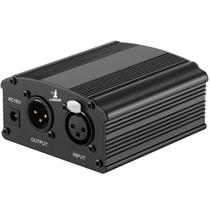 Phantom Power Fonte 48V Entrada XLR Microfone Condensador 110V GT957-1 - Lorben