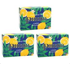Phebo Kit 3un Sabonete Barra Limão Siciliano 100g