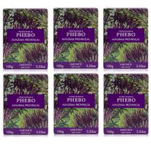 Phebo Kit 6un Sabonete Barra Alfazema Provençal 100g