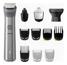 Philips Aparador De Pelos Multigroom 12em1 Mg5950/15 Prata Prateado 127/220v Philips Aparador De Pelos Multigroom 12em1 Mg5950/15 Prata Prateado 127/220v