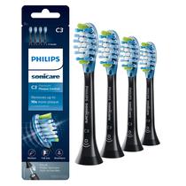 Philips Escovas C3 Premium p/ Controle de Placa, 4 Unid., Pretas