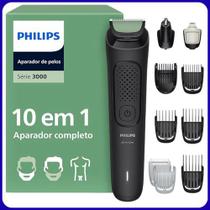 Philips Multigroom Aparador De Pelos Mg3931/15 Bivolt Preto 127/220v Philips Multigroom Aparador De Pelos Mg3931/15 Bivolt Preto 127/220v
