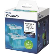 Philips Norelco JC302/52 Cartuchos de limpeza - pack 2