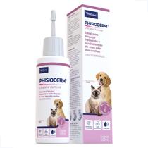 Phisioderm Limpador Auricular 100ml Virbac Pet Cães E Gatos