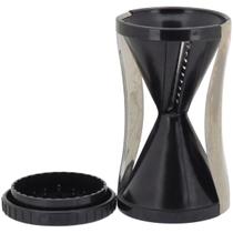 PHOEBE FATIADOR LEGUMES 13x7x7cm POLIPROPILENO PRETO ESPIRAL