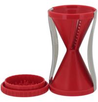PHOEBE FATIADOR LEGUMES 13x7x7cm POLIPROPILENO VERMELHO ESPIRAL