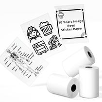 Phomemo Papel Adhesivo Blanco 50mm x 3,5 m, 3 Rollos Phomemo Papel Adhesivo Blanco 50mm x 3,5 m, 3 Rollos