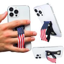 Phone Grip LOVEHANDLE PRO Premium Silicone, bandeira dos EUA