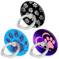 Phone Ring Stand Bonoma, pacote com 3 patas de cachorro para smartphones