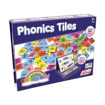 Phonics Tiles Junior Learning Rainbow com placa magnética Phonics Tiles Junior Learning Rainbow com placa magnética