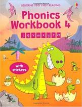 Phonics Workbook 4 - Usborne Very First Reading - Book With Stickers - Usborne Publishing