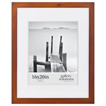 Photo Frame Gallery Solutions 16x20 Flat Walnut for 11x14
