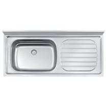 Pia de Apoio Filo 56 EX em Aço Inox 120x55 cm c/ Válvula 3 1/2 Tramontina