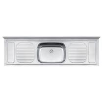 Pia de Apoio Tramontina Filo 56 Plus em Aço Inox 180 x 55 cm Standard