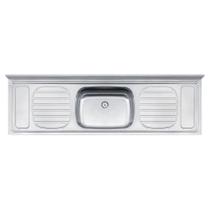 Pia De Apoio Tramontina Plus Em Aço 180 X 55 Cm Standard