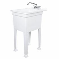 Pia de banheira utilitária independente UTILITYSINKS 18x24 branca