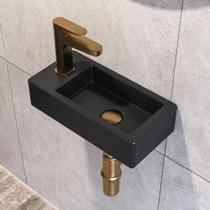Pia de banheiro DeerValley Mini Retangular Wall Mount 15x7cm