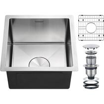 Pia de bar Suncano 38x38cm Undermount em aço inoxidável 18G