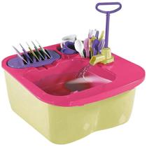 Pia de Brinquedo 2 em 1 Sai Água de Verdade com 22 Acessórios Acqua Brink