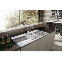 Pia de Cozinha 120 cm de Inox Ghel Plus Dubai - 35230 Pia de Cozinha 120 cm de Inox Ghel Plus Dubai - 35230