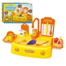 Pia de Cozinha Brinquedo Infantil Sai Agua Patinho Divertido Dm Toys DMT7132 Pia de Cozinha Brinquedo Infantil Sai Agua Patinho Divertido Dm Toys DMT7132