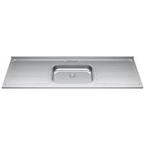 Pia de Cozinha com Cuba 180cm e Válvula Aço Inox - Ghel Plus