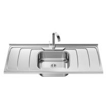 Pia De Cozinha Dubai Plus Cuba Profunda 160x54,5 Ghel Inox