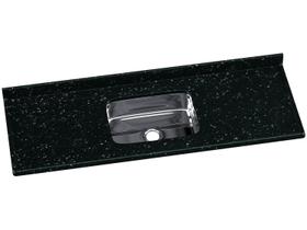 Pia de Cozinha em Mármore Sintético com Cuba em Aço Inox 150cmx55cm AJ Rorato Pia de Cozinha em Mármore Sintético com Cuba em Aço Inox 150cmx55cm AJ Rorato