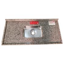 Pia de Cozinha Granito 120 Cm Itabira Standard Cuba Simples