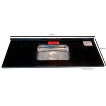 Pia de Cozinha Granito 120 cm São Gabriel Standard Cuba Simples L.A. Pias e Granitos